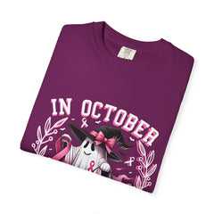 In October We Wear Pink – Breast Cancer Awareness Unisex T-Shirt