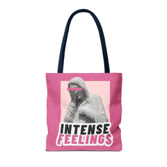 Intense Feelings Tote Bag - Pink Print