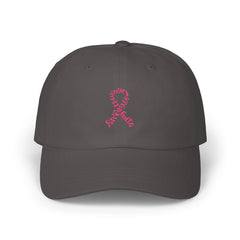Breast Cancer Awareness Embroidered Ribbon Classic Dad Hat