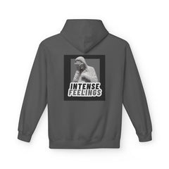 Intense Feelings Unisex Midweight Hoodie - Grey Print