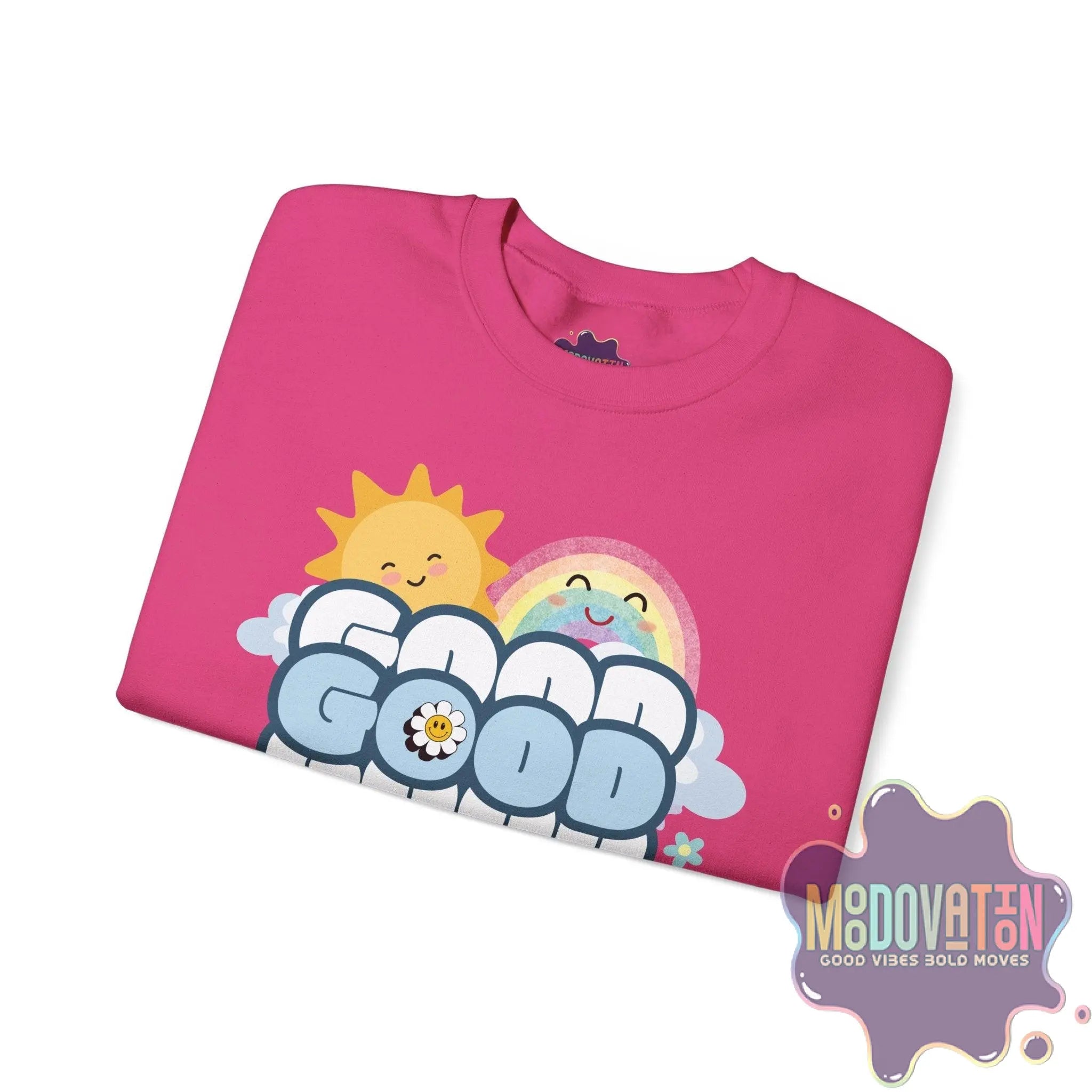 Good Things Unisex Heavy Blend Crewneck Sweatshirt - MOODOVATION
