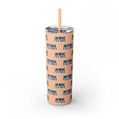 Intense Feelings - Grey Skinny Tumbler