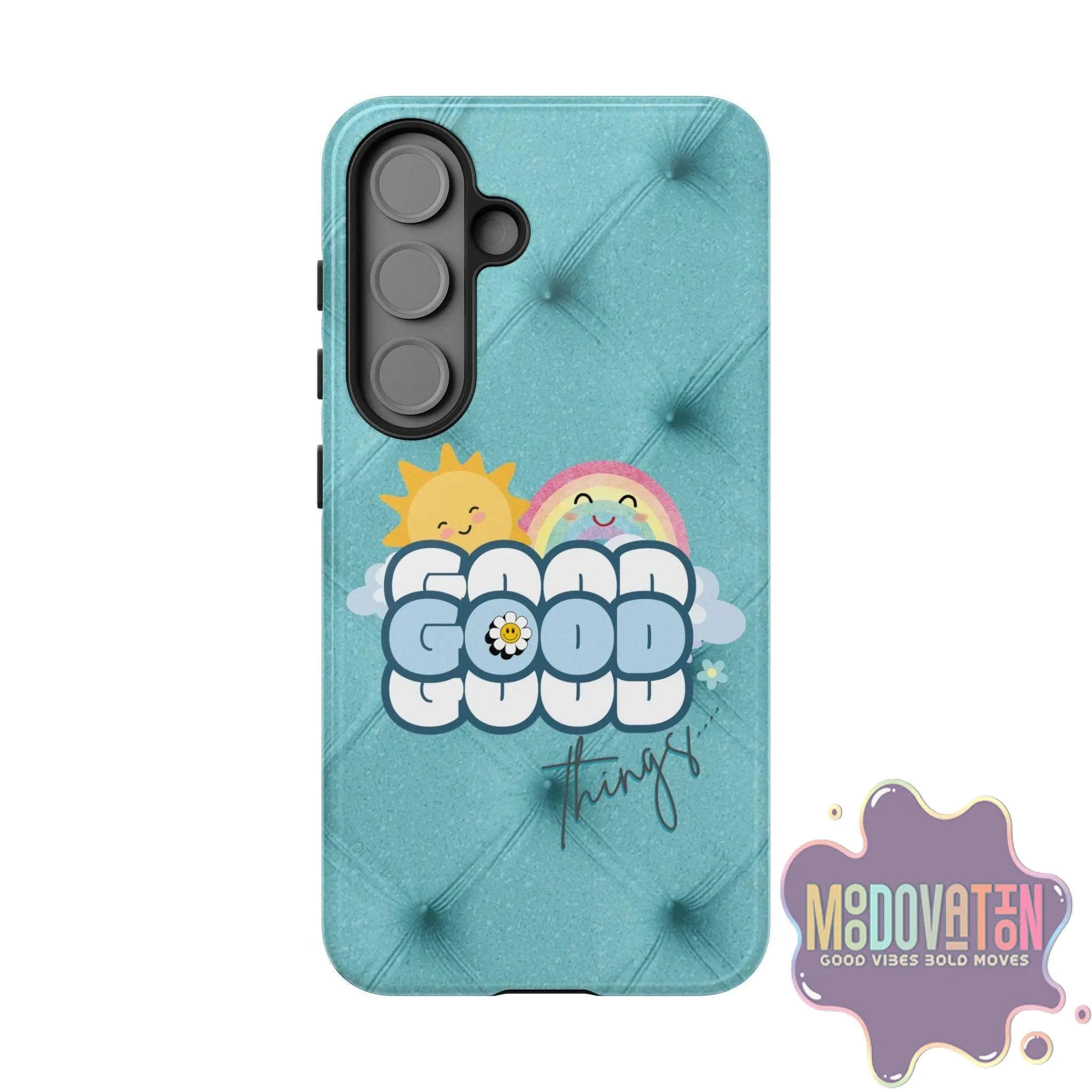 Good Things Phone Case - Teal - MOODOVATION