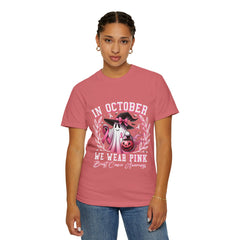 In October We Wear Pink – Breast Cancer Awareness Unisex T-Shirt