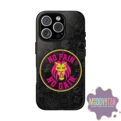 No Pain No Gain Phone Case - Black - MOODOVATION