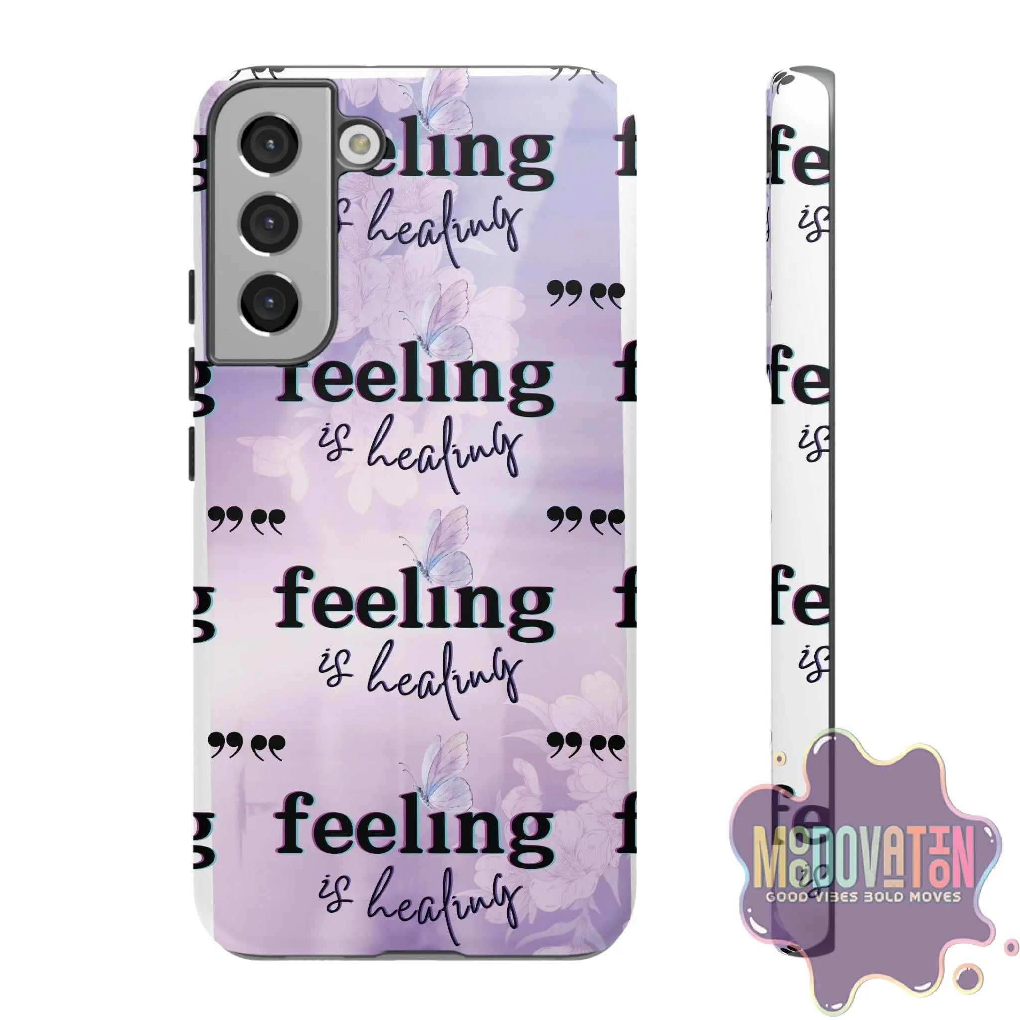 Feeling Is Healing Phone Case - Lilac - MOODOVATION