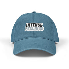 Intense Feelings - Embroidered Denim Hat