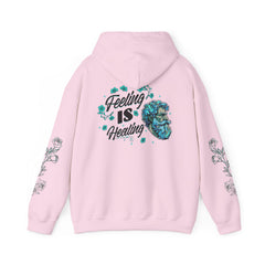 Feeling Is Healing - Unisex Statement Sleeve Hoodie