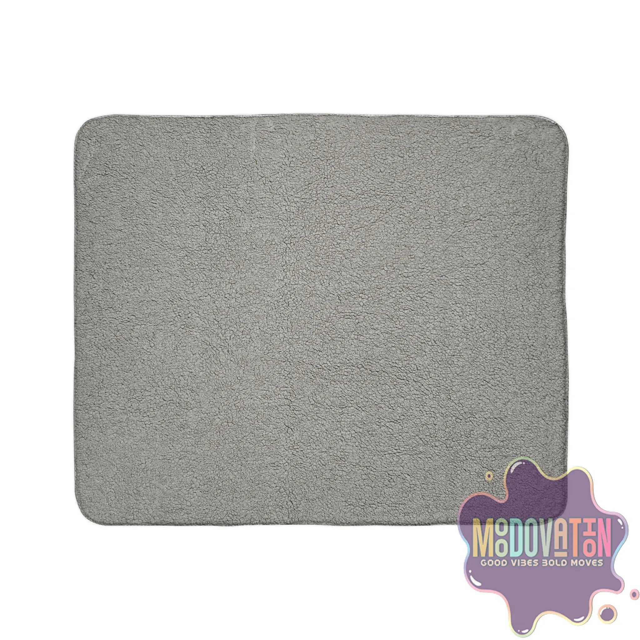 Game Over Fleece Sherpa Blanket - Deep Purple - MOODOVATION