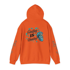 Feeling Is Healing - Unisex Statement Sleeve Hoodie