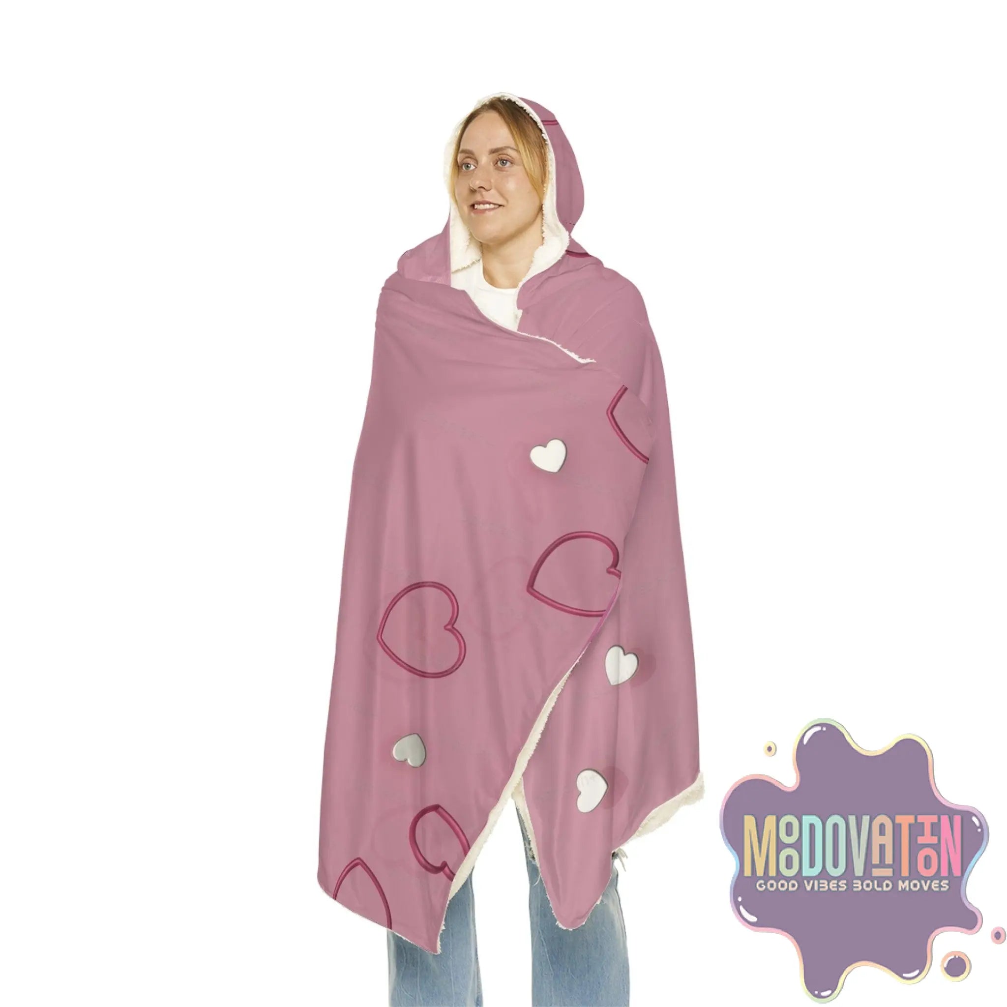 Compassion Snuggle Blanket - Pink - MOODOVATION
