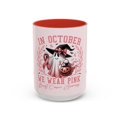 In October We Wear Pink - Ceramic Coffee Mug