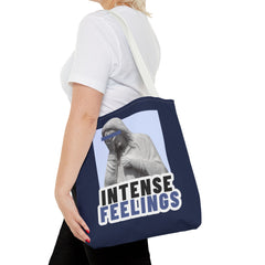 Intense Feelings Tote Bag - Navy Print