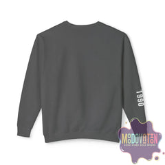 Good Vibes Bold Moves Personalized Unisex Lightweight Crewneck Sweatshirt - Brand Edition Moodovation