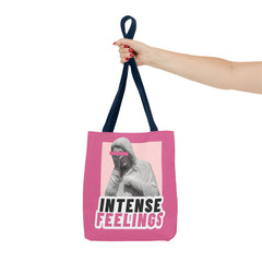 Intense Feelings Tote Bag - Pink Print
