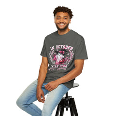 In October We Wear Pink – Breast Cancer Awareness Unisex T-Shirt