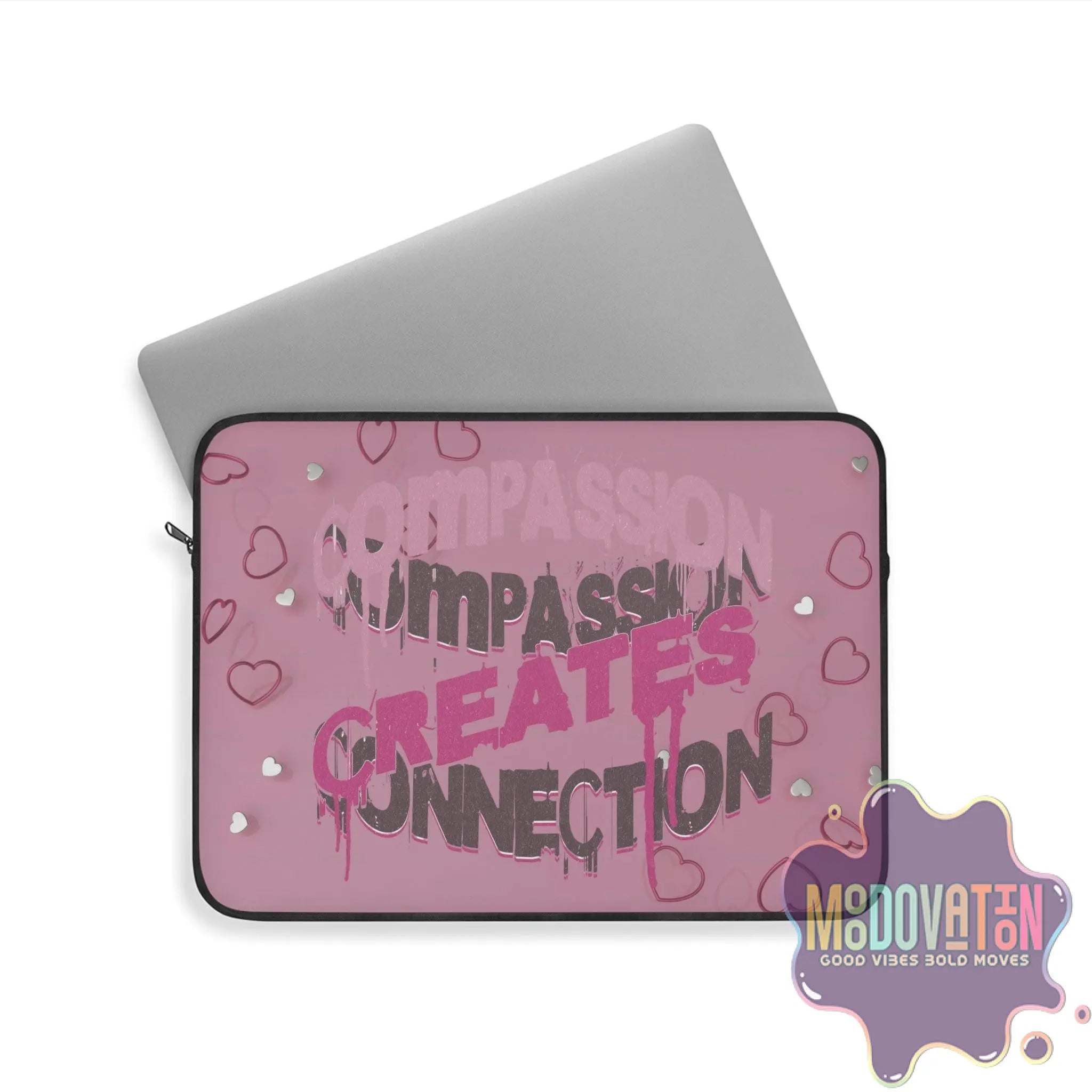 Compassion Laptop Sleeve - Pink - MOODOVATION