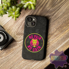 No Pain No Gain Phone Case - Black - MOODOVATION