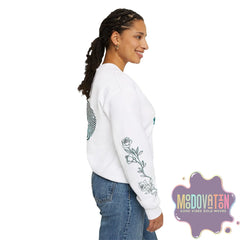 Feeling Is Healing Unisex Heavy Blend Crewneck Sweatshirt - MOODOVATION