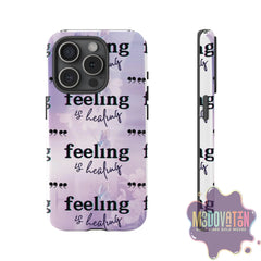 Feeling Is Healing Phone Case - Lilac - MOODOVATION