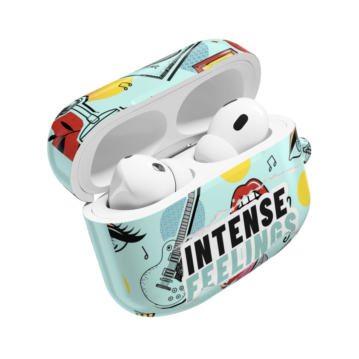 Intense Feelings - Cyan AirPod Case