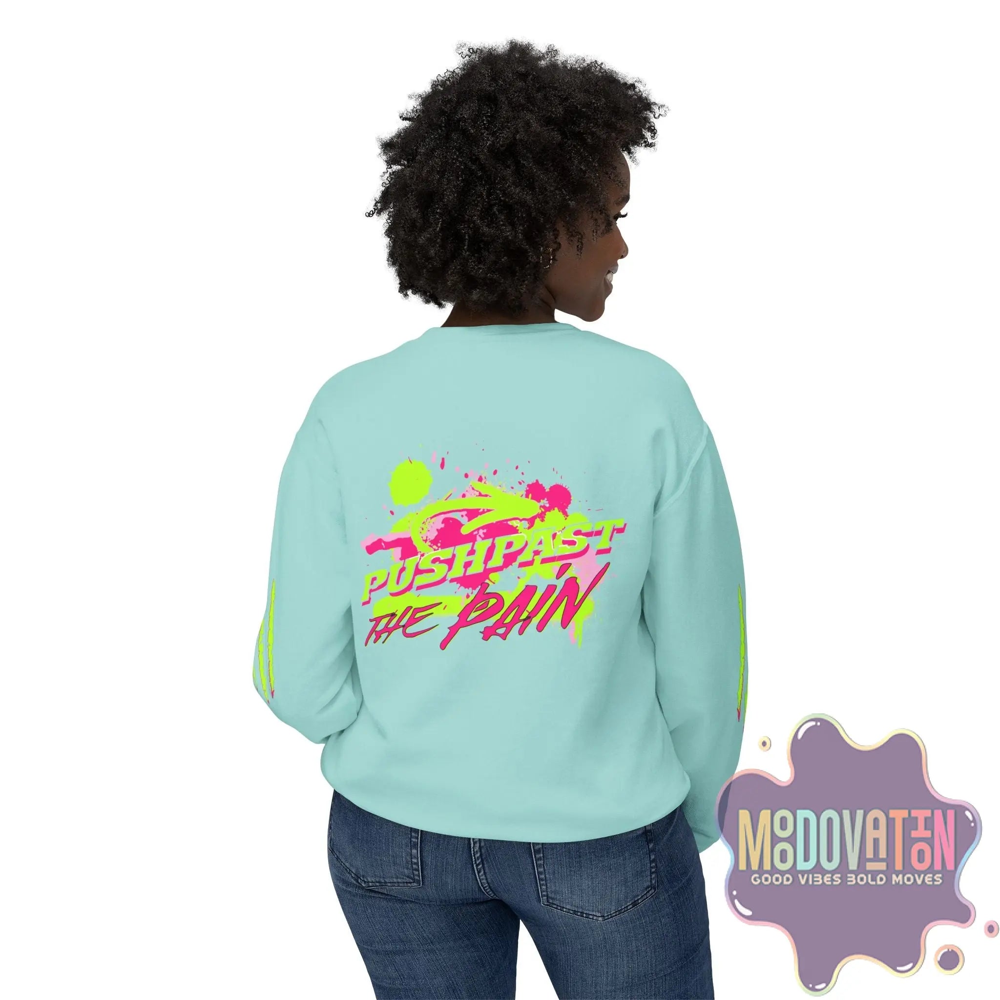 No Pain No Gain Unisex Lightweight Crewneck Sweatshirt - Spring Edition Moodovation