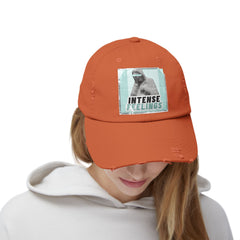 Intense Feelings - Cyan Print Vintage Distressed Hat