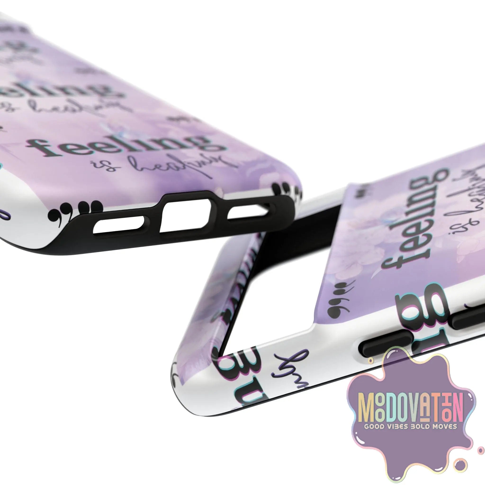 Feeling Is Healing Phone Case - Lilac - MOODOVATION