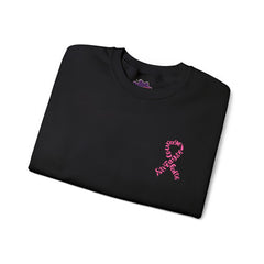 Courage, Strength & Faith – Breast Cancer Awareness Unisex Crewneck Sweatshirt