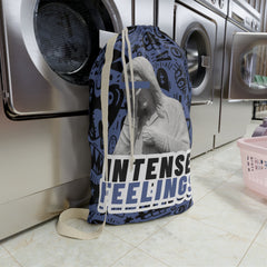 Intense Feelings - Navy Blue Laundry Bag
