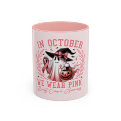 In October We Wear Pink - Ceramic Coffee Mug