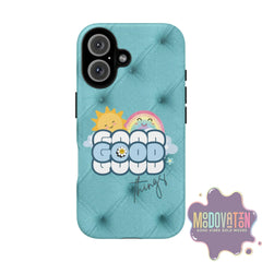 Good Things Phone Case - Teal - MOODOVATION