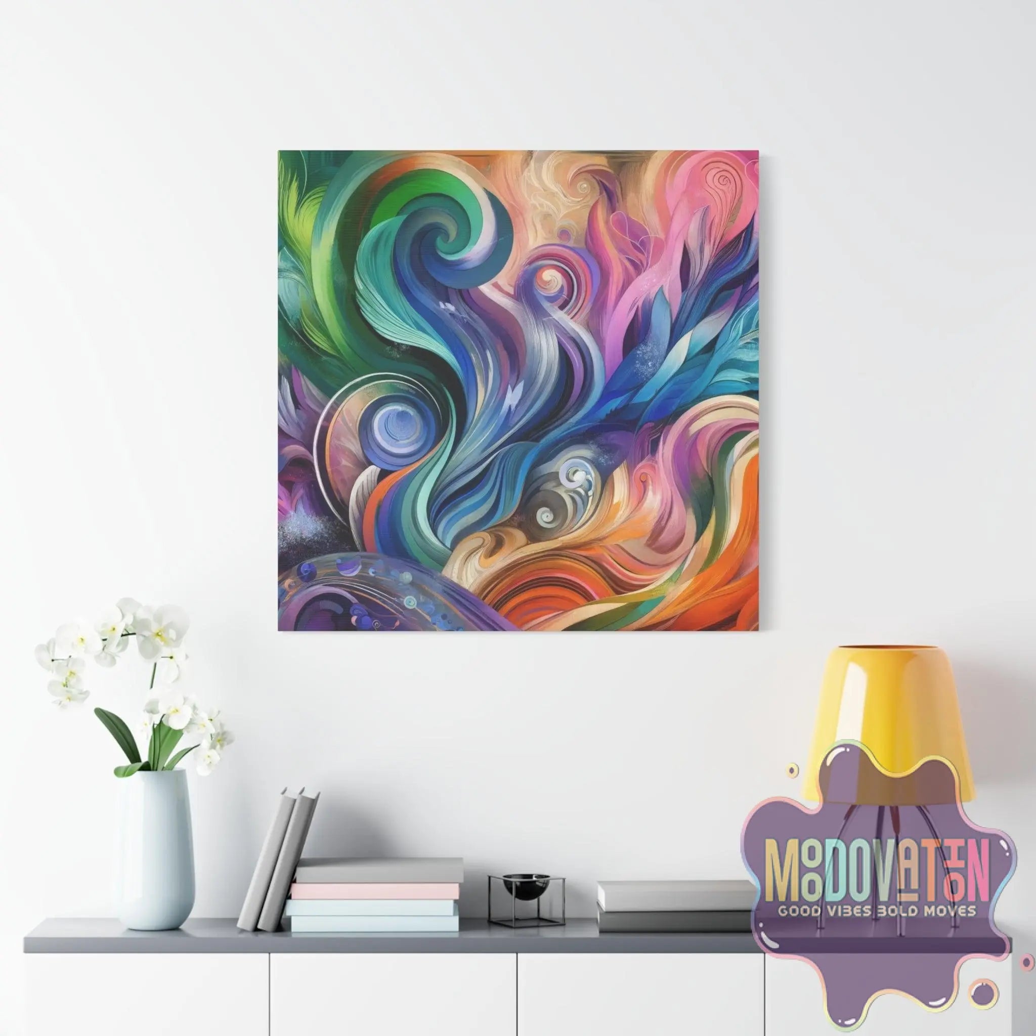 Ethereal Flow Matte Canvas - MOODOVATION
