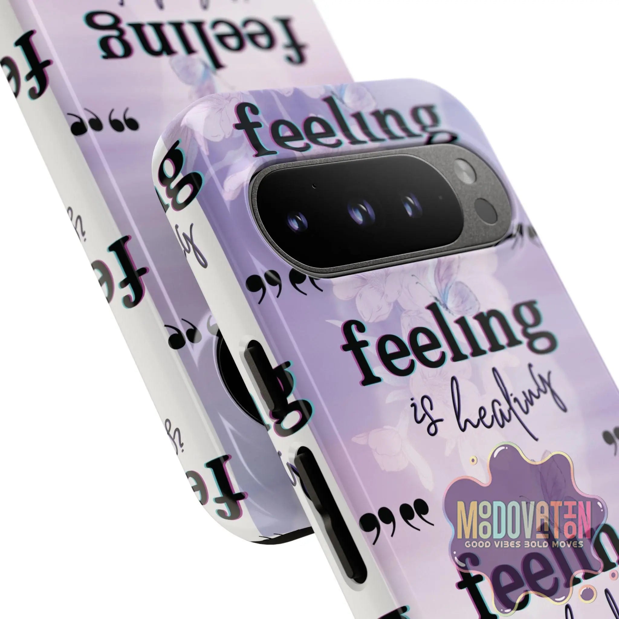 Feeling Is Healing Phone Case - Lilac - MOODOVATION