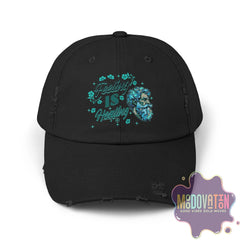 Stoic Feeling Is Healing – Unisex Distressed Vintage Hat - MOODOVATION
