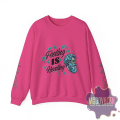 Feeling Is Healing Unisex Heavy Blend Crewneck Sweatshirt - MOODOVATION