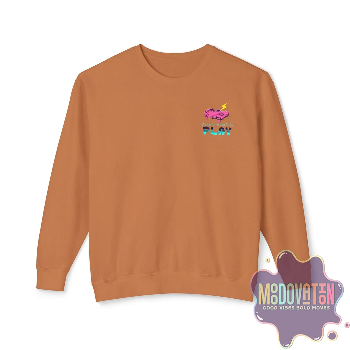 Game Over Lightweight Crewneck Sweatshirt - Spring Edition Moodovation