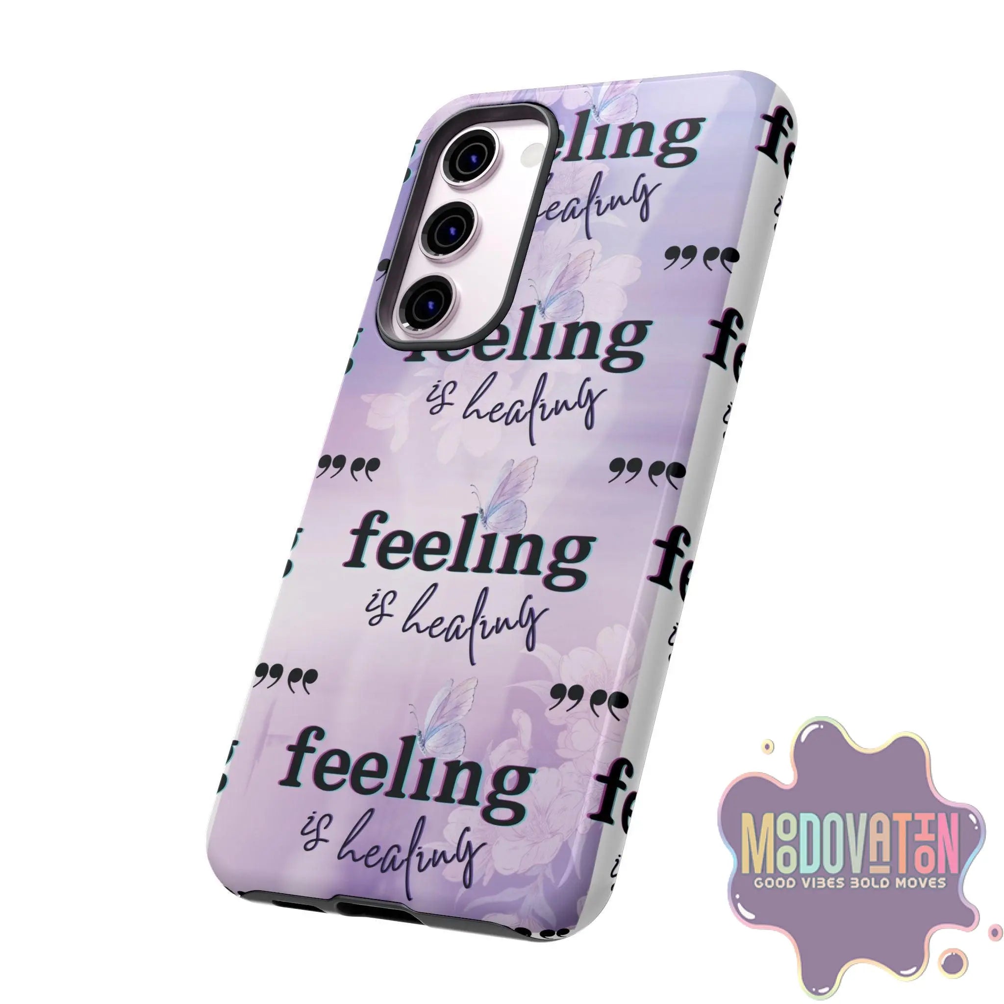 Feeling Is Healing Phone Case - Lilac - MOODOVATION