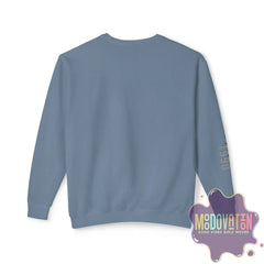 Good Vibes Bold Moves Personalized Unisex Lightweight Crewneck Sweatshirt - Brand Edition Moodovation