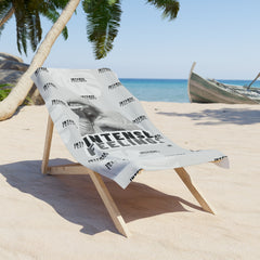Intense Feelings - Grey Beach Towel
