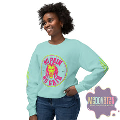 No Pain No Gain Unisex Lightweight Crewneck Sweatshirt - Spring Edition Moodovation