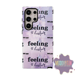 Feeling Is Healing Phone Case - Lilac - MOODOVATION