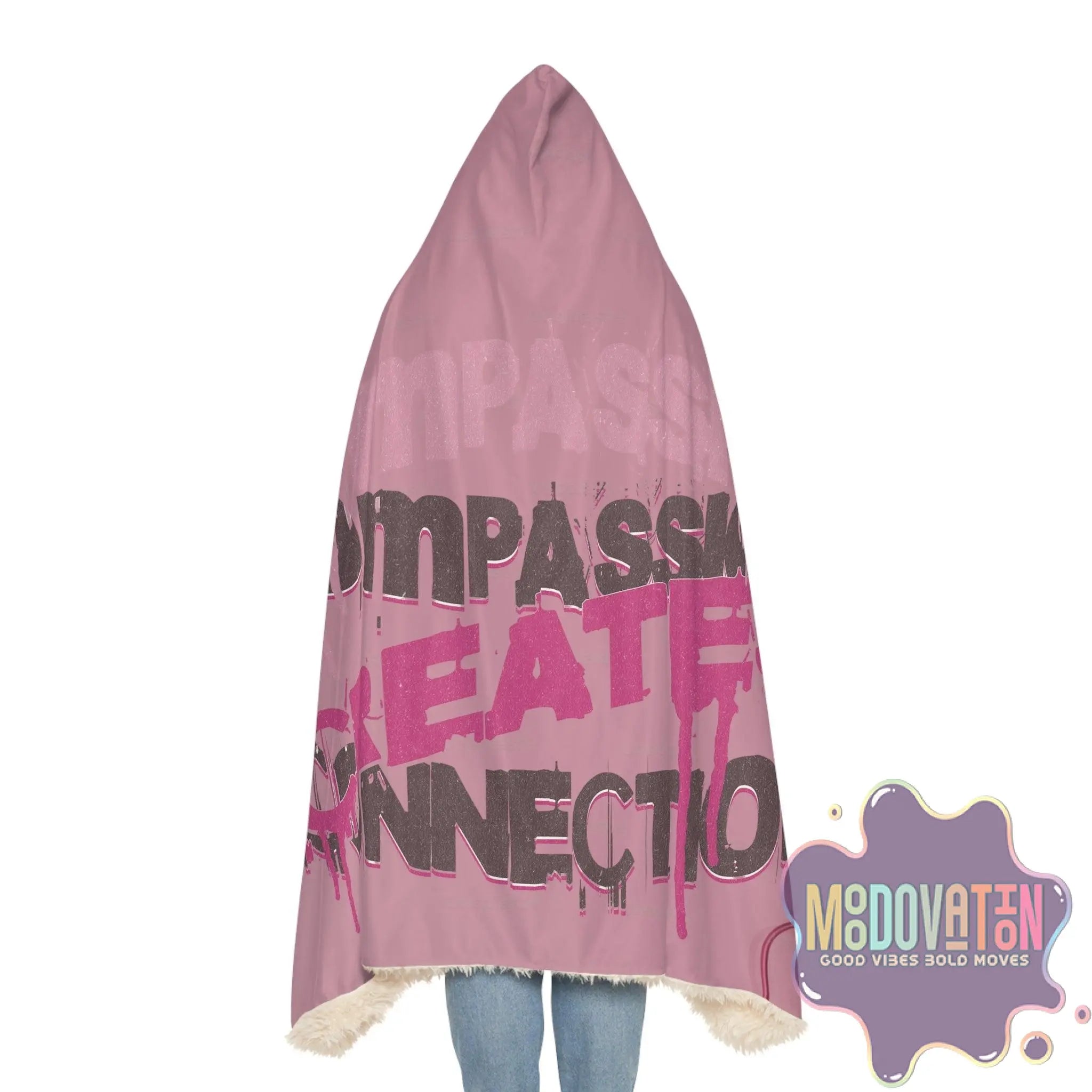 Compassion Snuggle Blanket - Pink - MOODOVATION