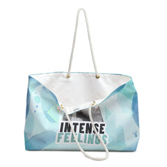 Intense Feelings – Cyan Weekender Tote Bag