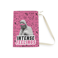Intense Feelings - Pink Laundry Bag