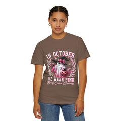 In October We Wear Pink – Breast Cancer Awareness Unisex T-Shirt