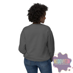 Good Vibes Bold Moves Personalized Unisex Lightweight Crewneck Sweatshirt - Brand Edition Moodovation