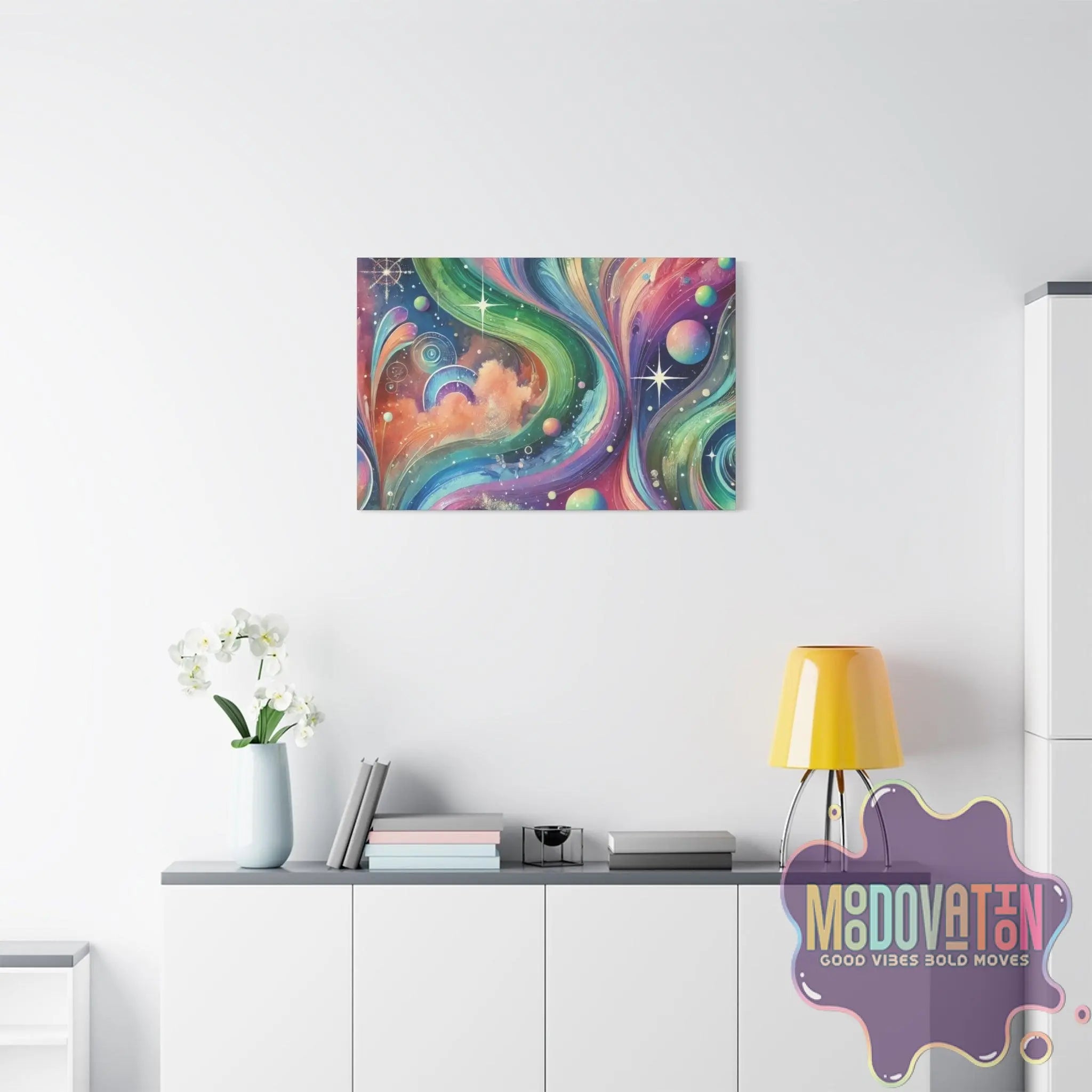Cosmic Symphony Matte Canvas - MOODOVATION