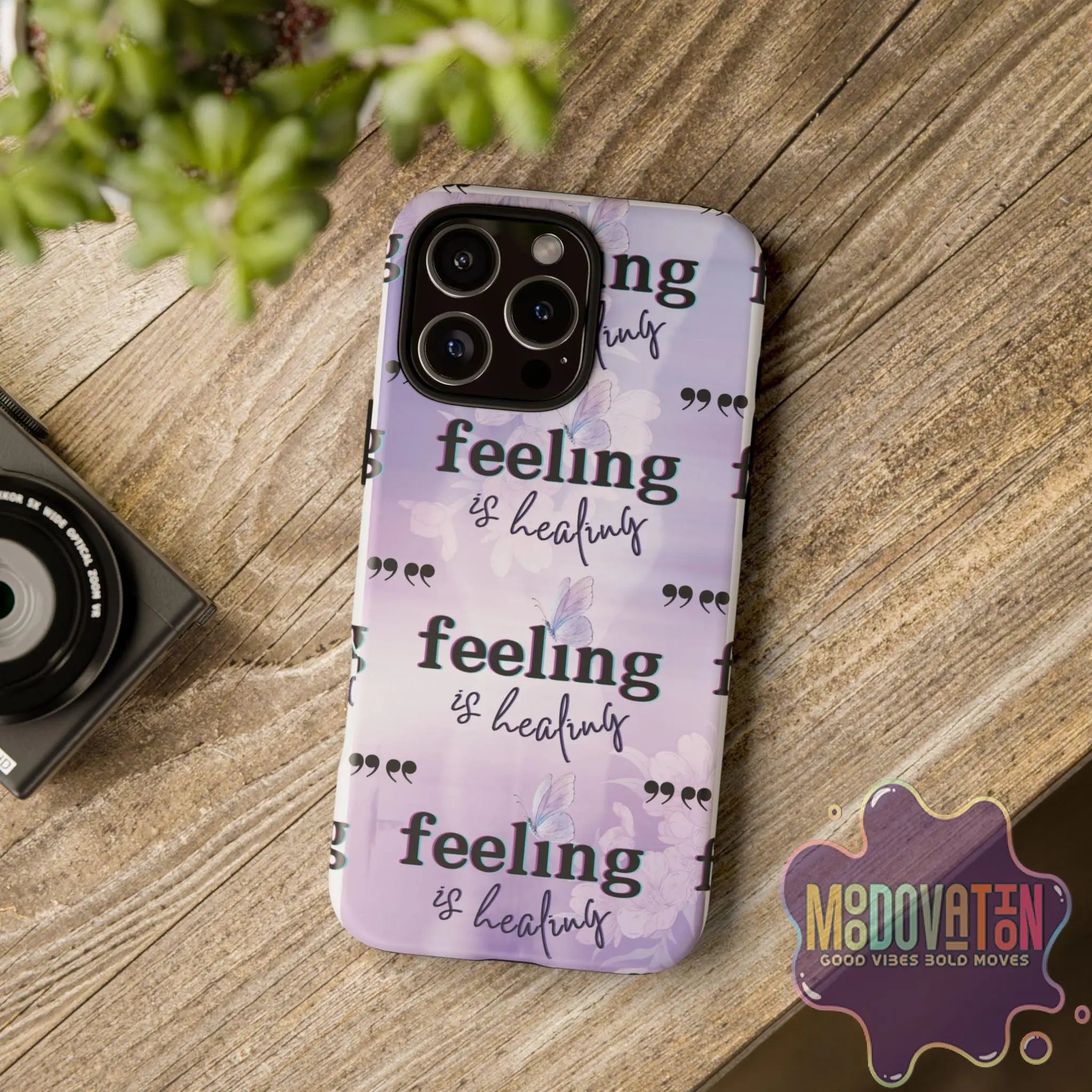Feeling Is Healing Phone Case - Lilac - MOODOVATION