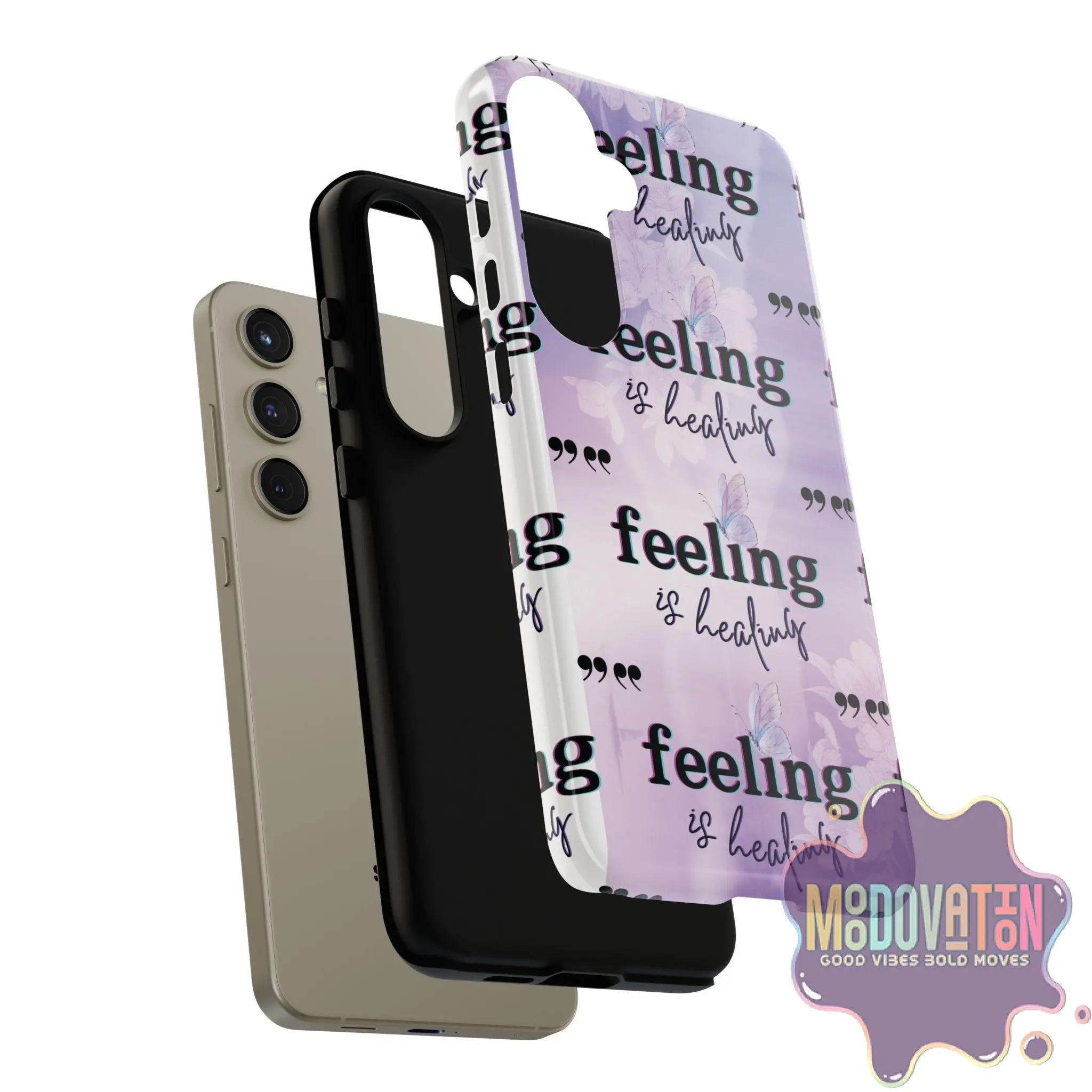 Feeling Is Healing Phone Case - Lilac - MOODOVATION
